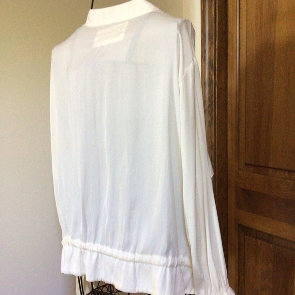 H&M cream satin Jacket, Size 6 - Picture 6 of 9